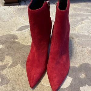 Red Suede Boots